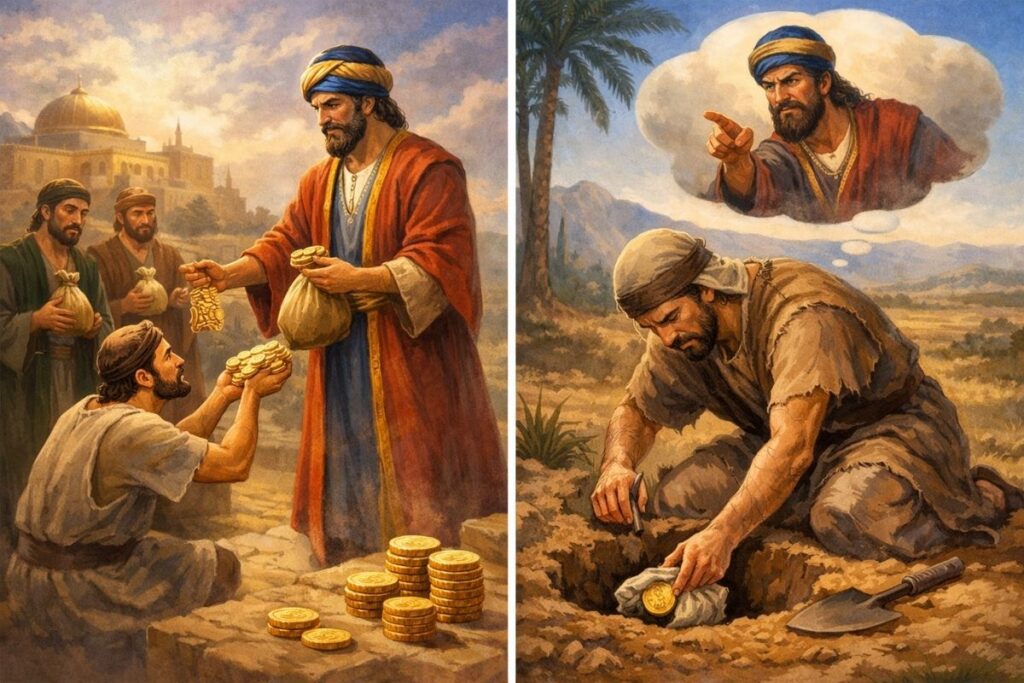 parábola dos talentos o que jesus ensinou.