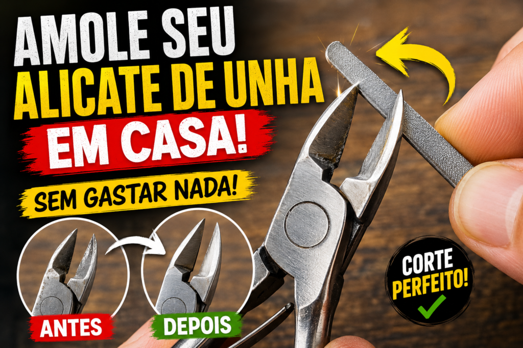 Como Afiar Alicate de Unha em Casa